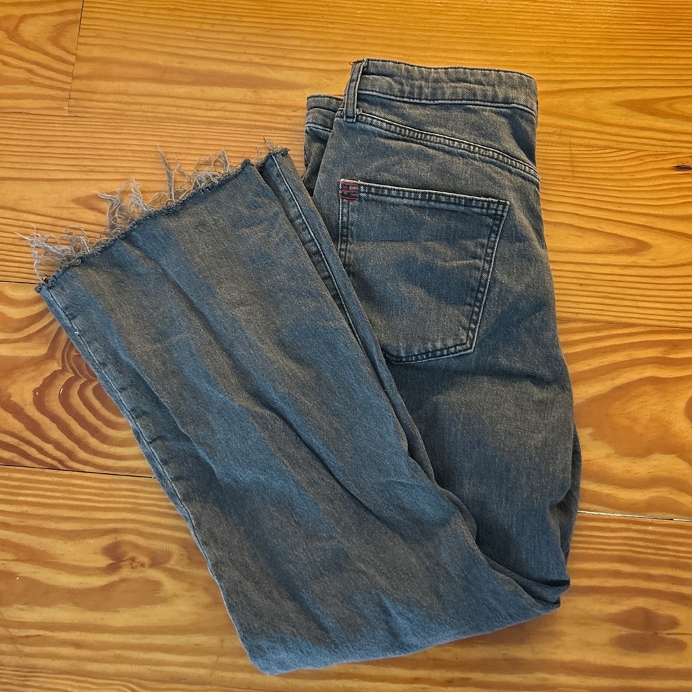 BDG washed distressed High-Rise Flare Jeans